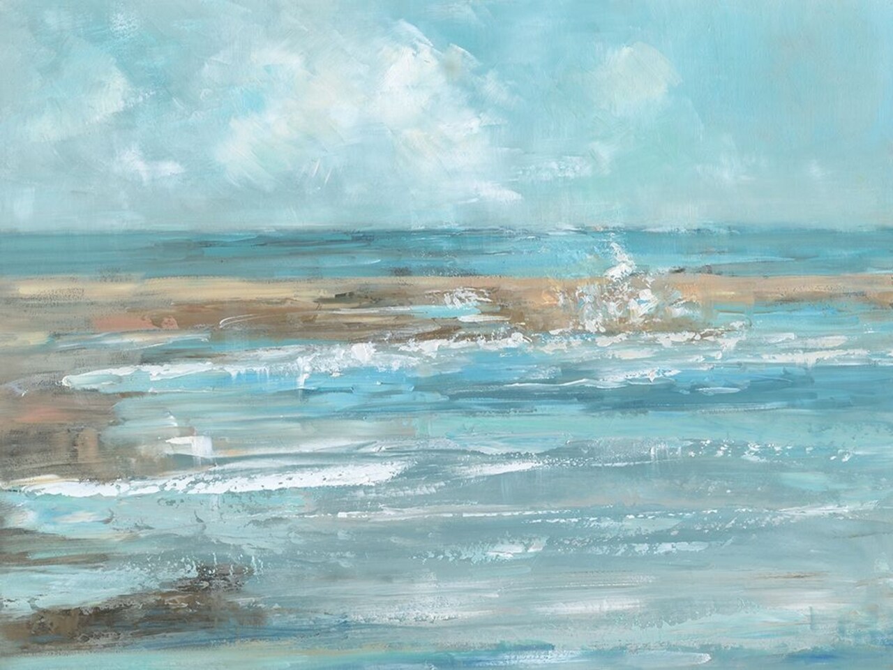 Breaking Waves Poster Print by Sally Swatland - Item # VARPDX18870